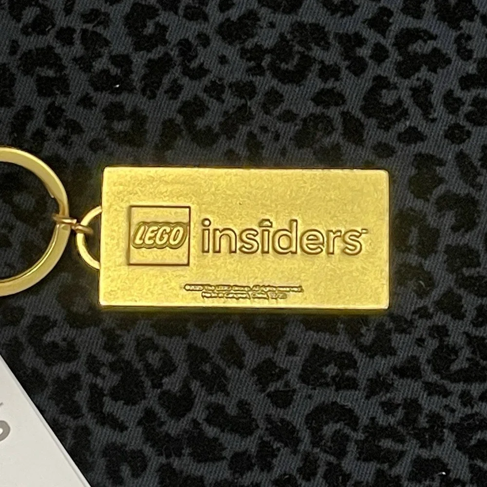 FIFA 2026 Fan Fest LEGO Insiders Brick Metal Gold Keychain NYC RARE